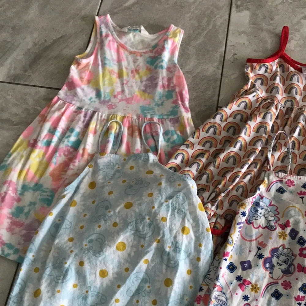 GIRLS - Summer Dresses/ Bundle of Four Pieces | 4-5